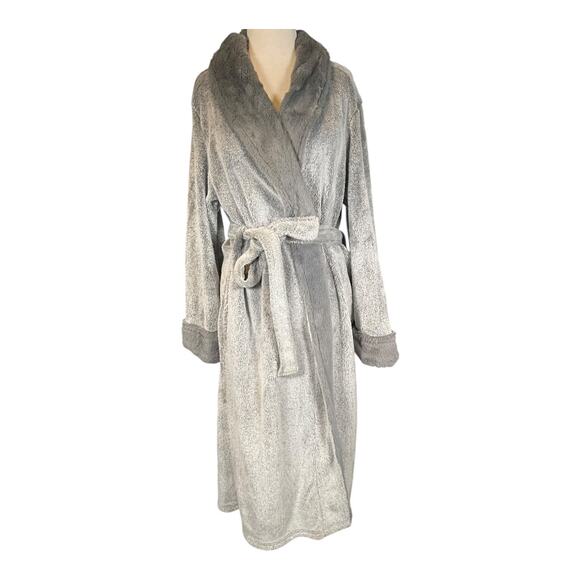 Secret Treasures Minky Super Super Soft Faux Furr Stylish Warm Robe XL 16-18 - Picture 5 of 8